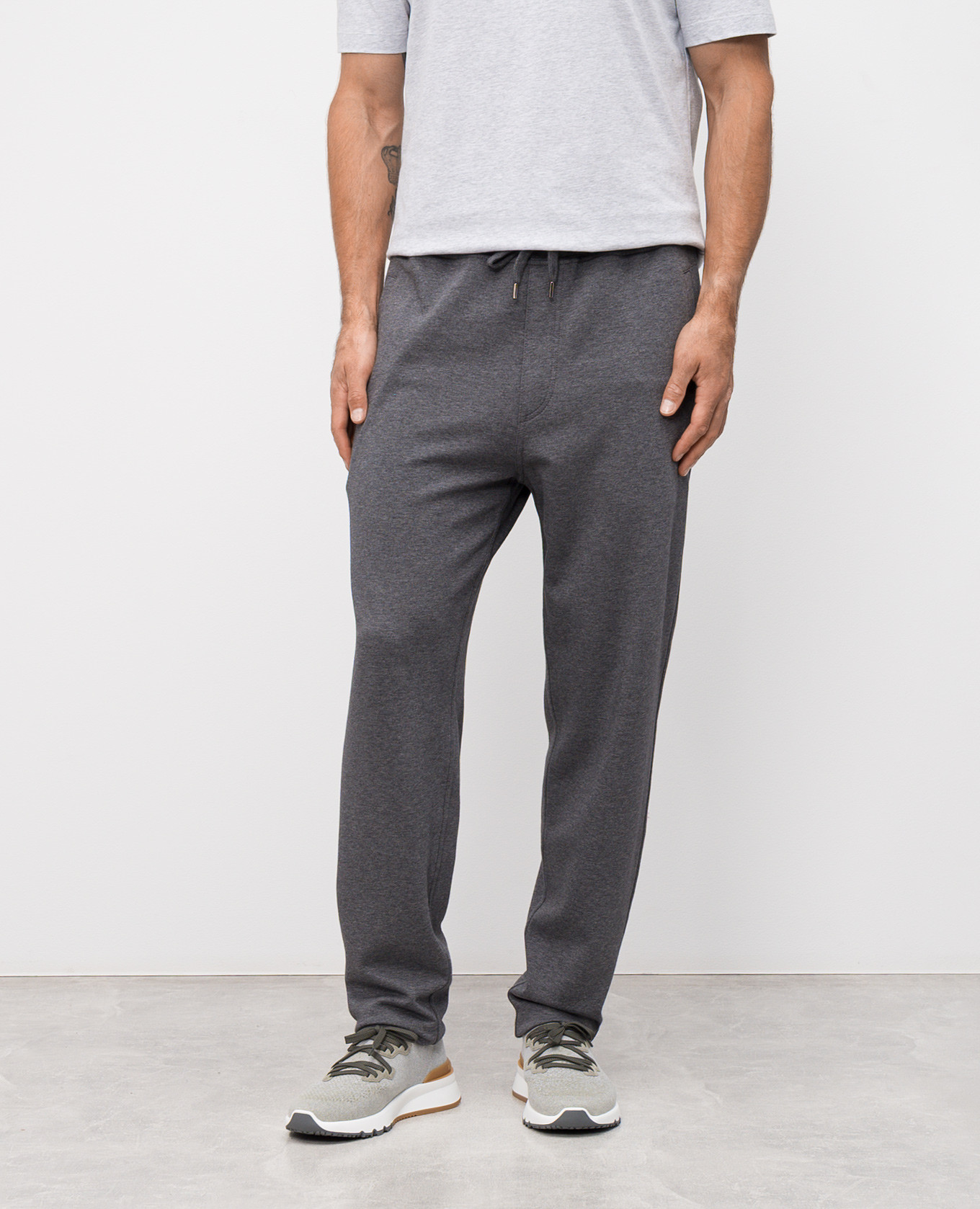 

Gray sweatpants Brunello Cucinelli, Grey
