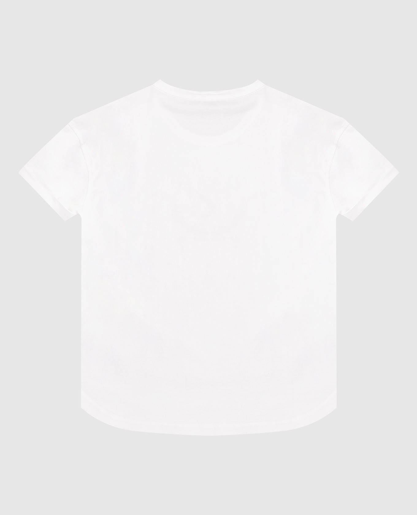 

Children's white T-shirt with embroidery Brunello Cucinelli