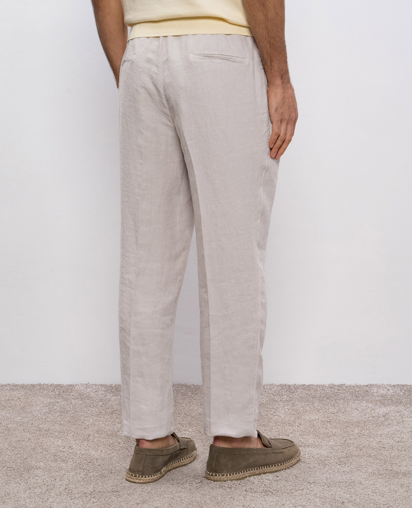 

Gray linen pants Brunello Cucinelli, Grey