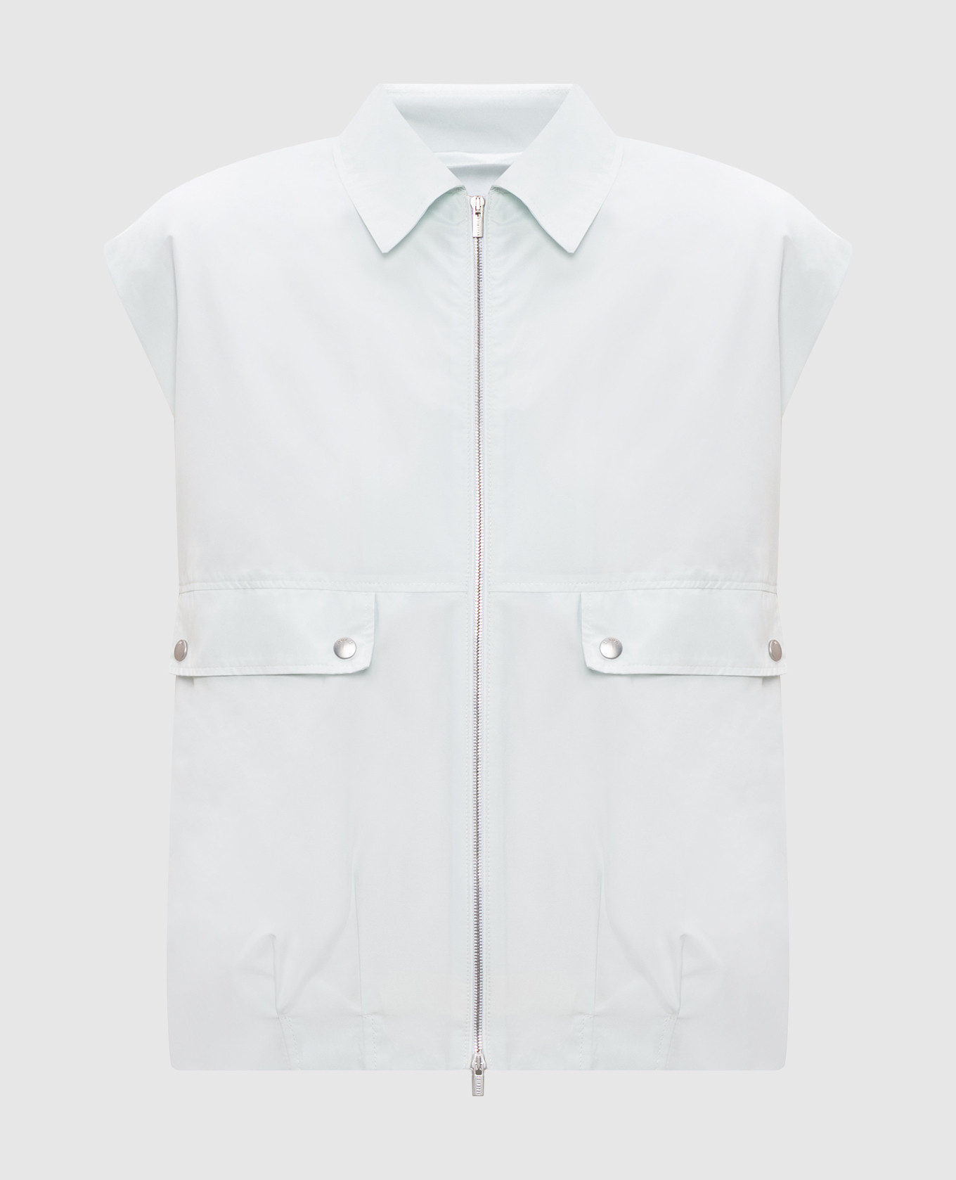 

Green vest with brand patch Peserico