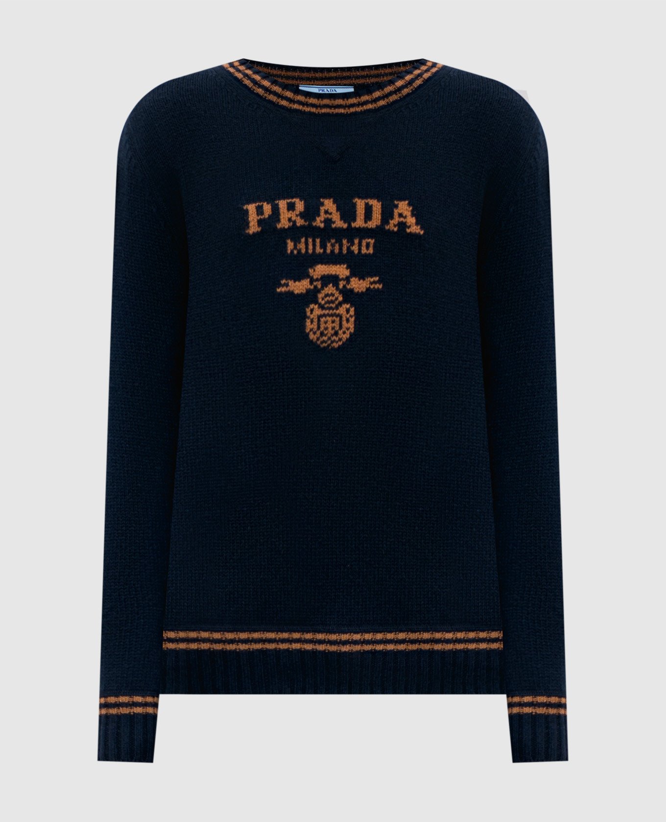 Prada Blue wool and cashmere sweater…