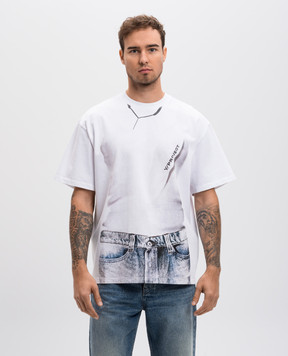 Y Project White T-shirt TROMPE L'OEIL 204TS022J46m