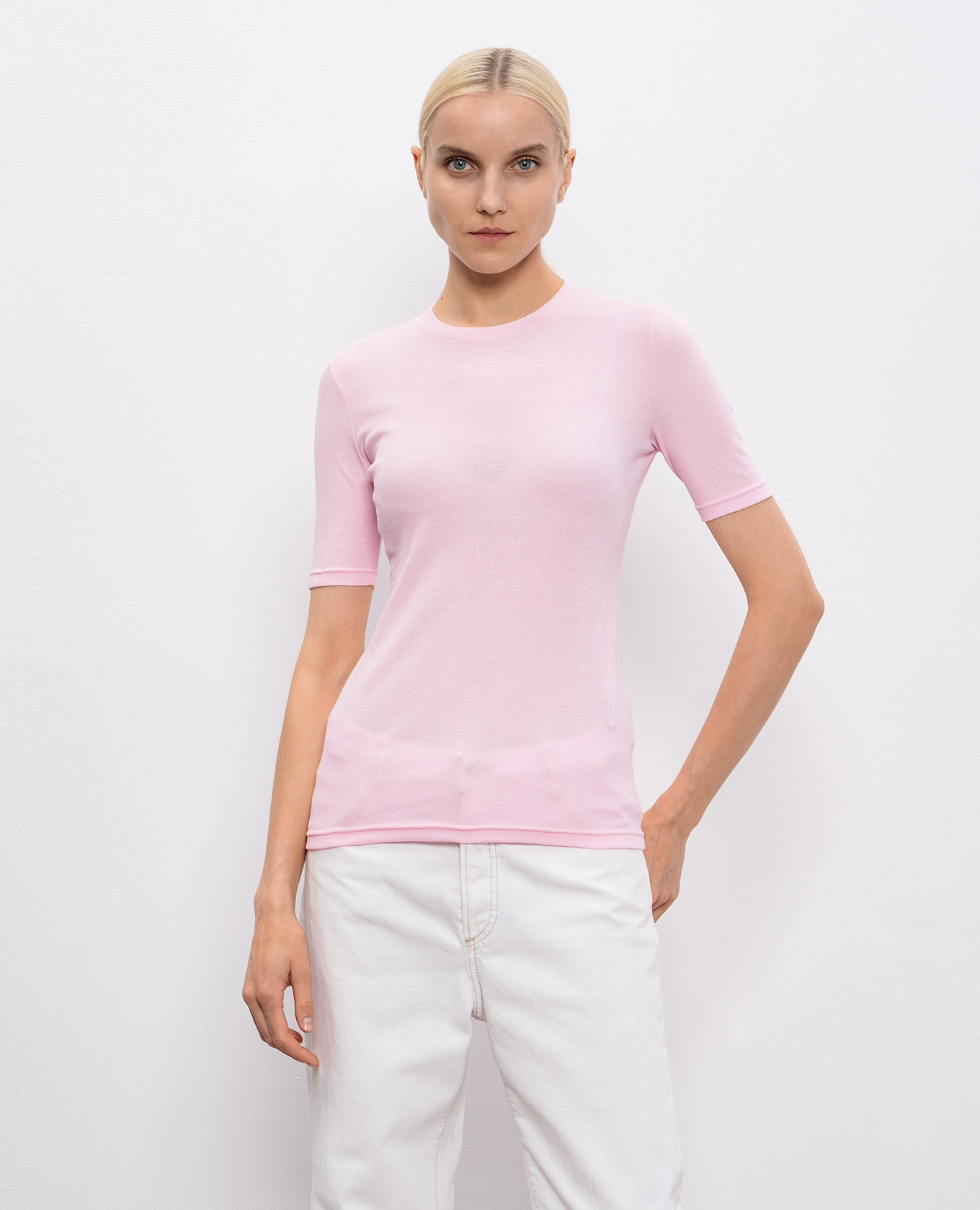 

Set of pink T-shirt, top and long sleeve Jil Sander