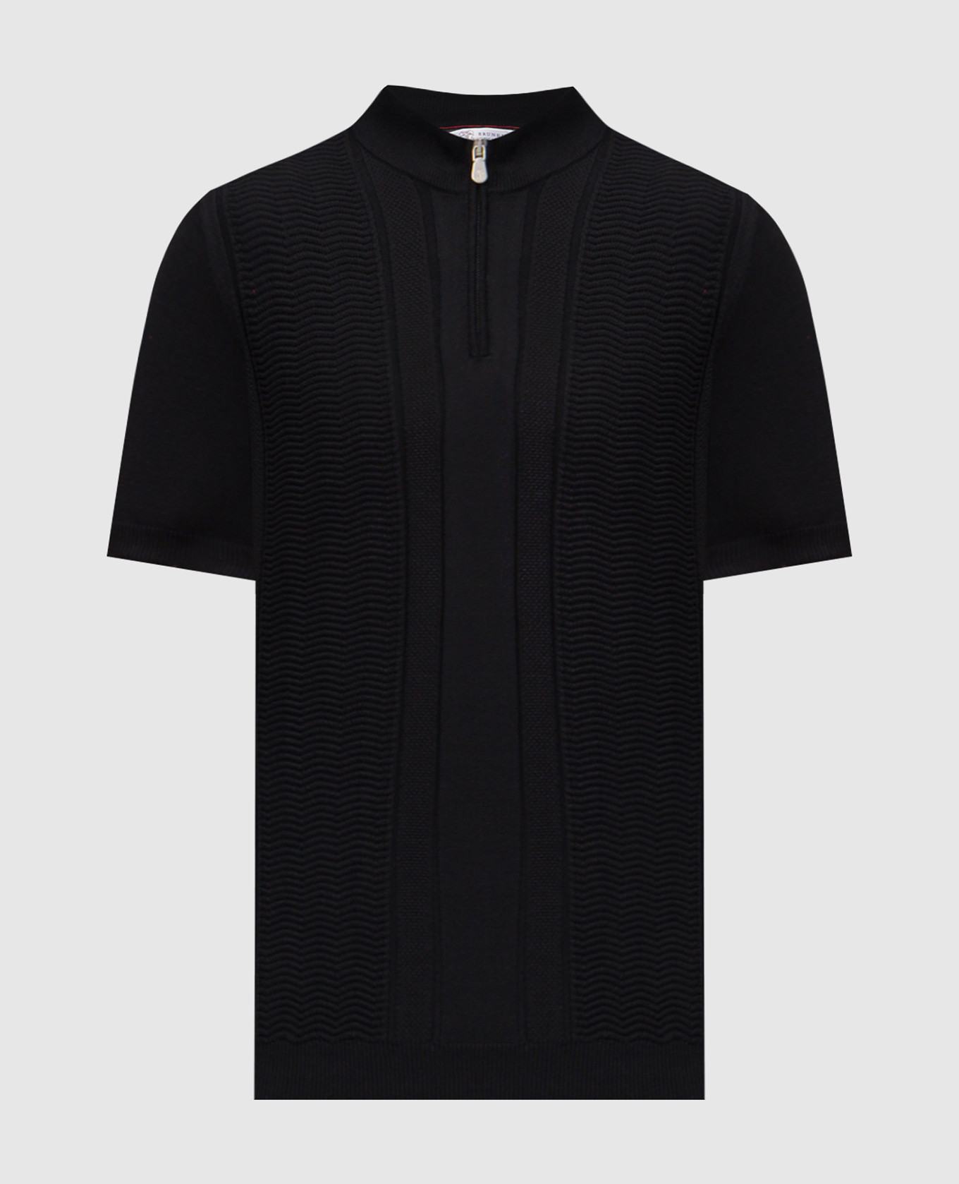 

Black short-sleeved jumper Brunello Cucinelli