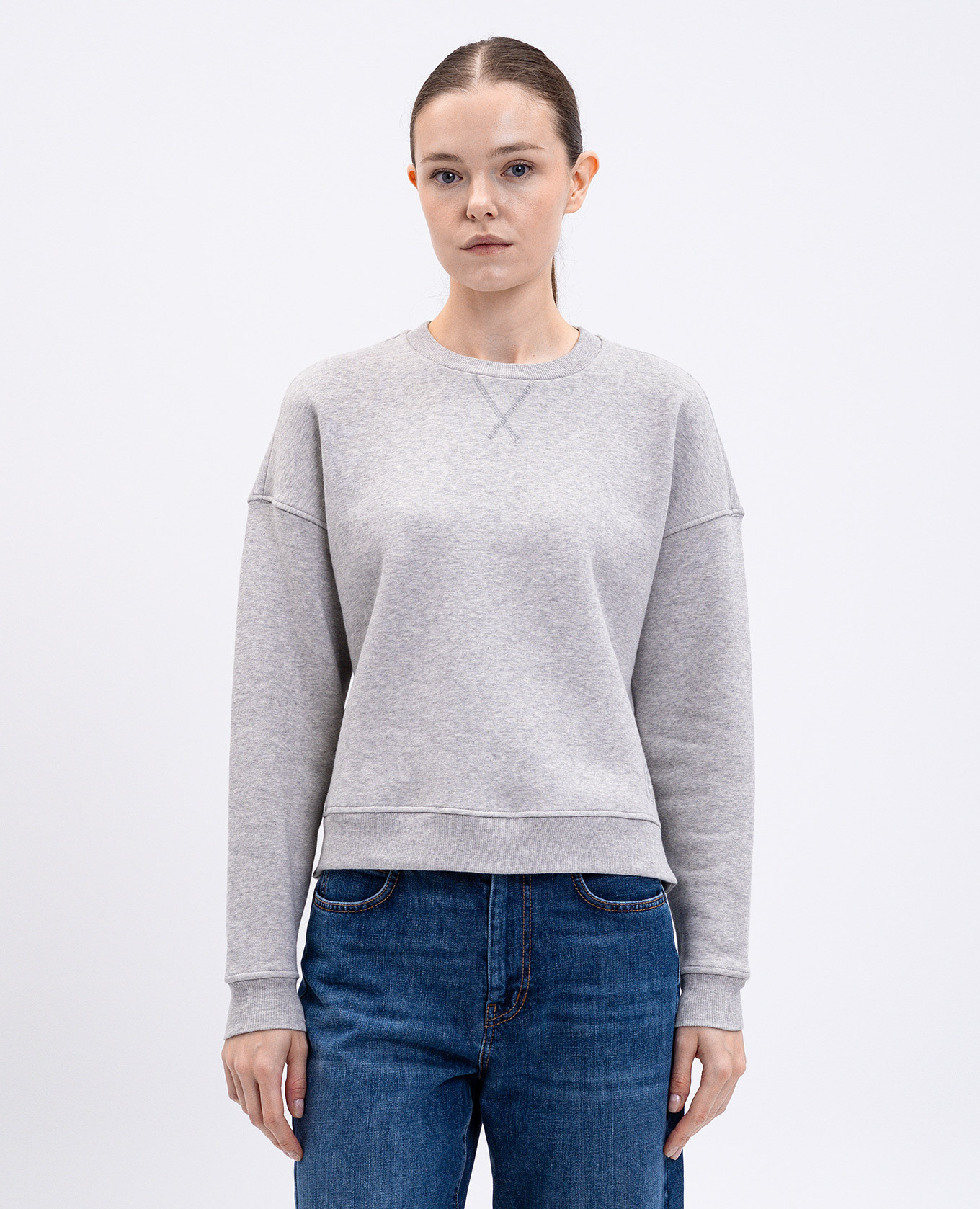 

GERBA grey melange sweatshirt Max Mara Weekend
