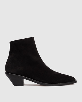 Marsell Stuzzichello black suede ankle boots MW6192P024