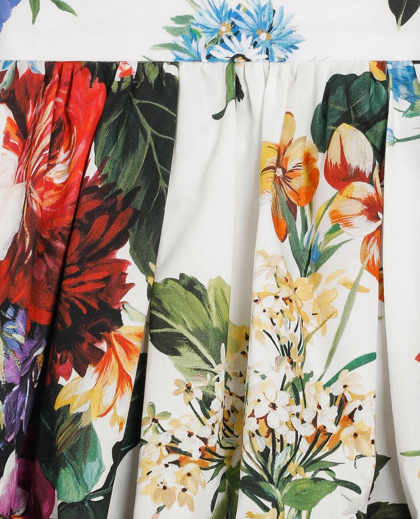 

Children's white skirt with floral print Dolce&Gabbana