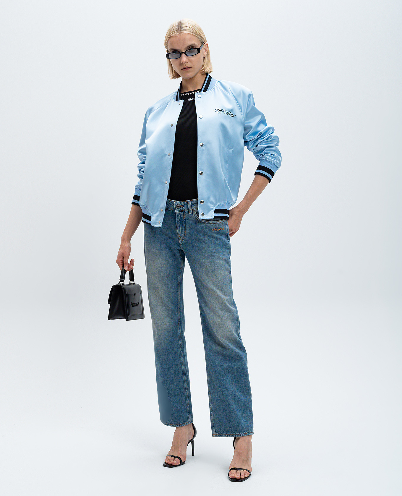 

Blue jeans with a distressed effect Off-White