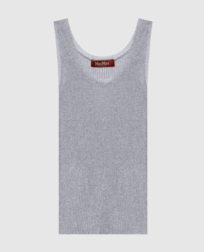 Max Mara HARDY gray top with lurex HARDY