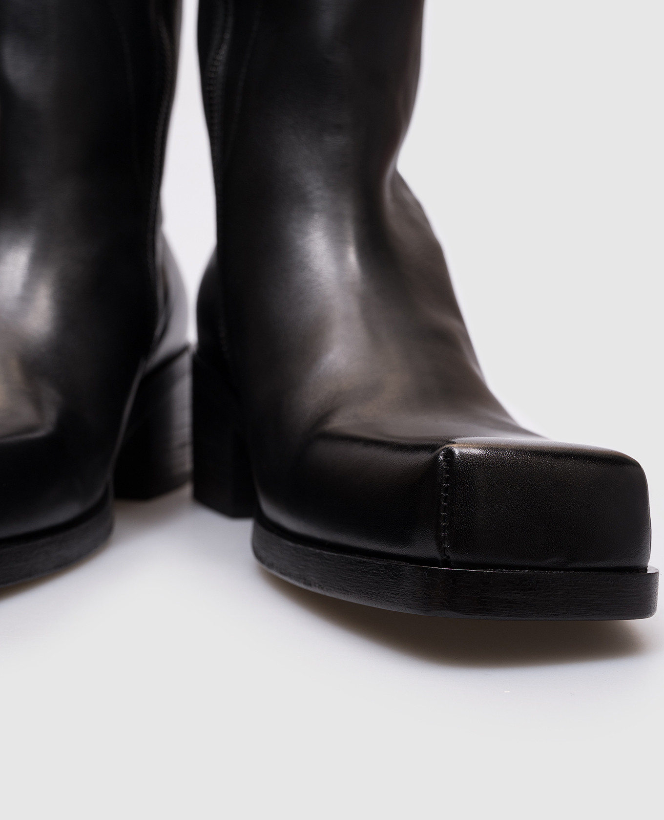 

Cassello black leather ankle boots Marsell