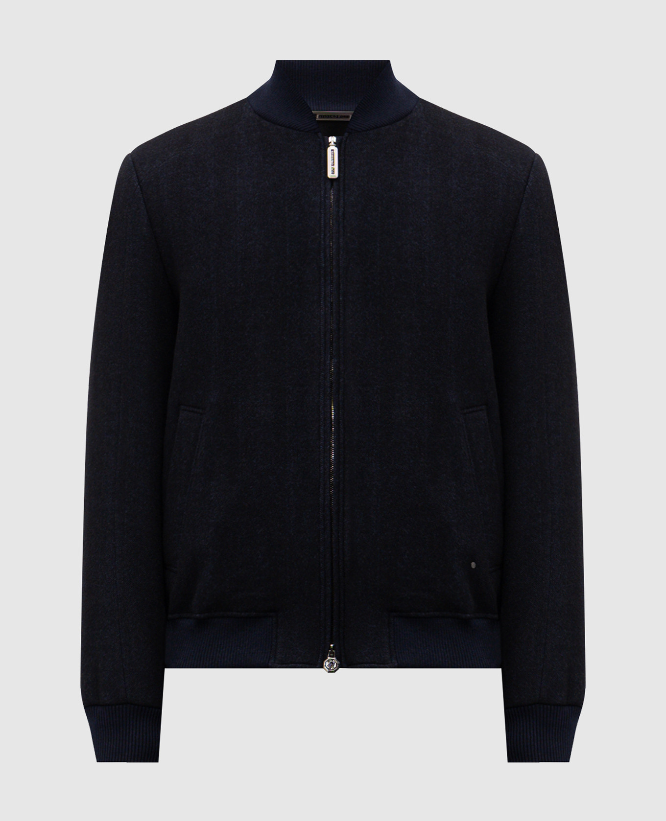 

Blue wool bomber jacket Stefano Ricci