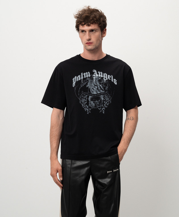 Palm Angels - STATEMENT PENCIL black t-shirt with print