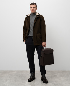 Cashmere&Whiskey Green cashmere jacket CW0021000