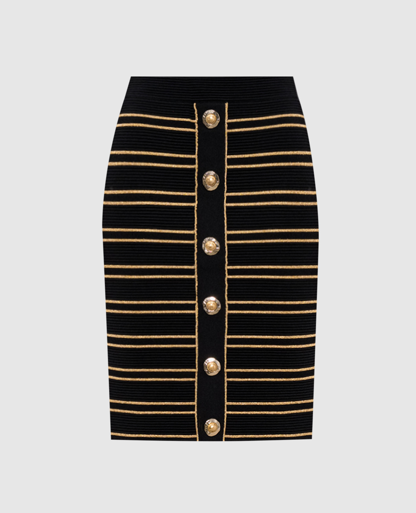 

Black striped skirt Balmain