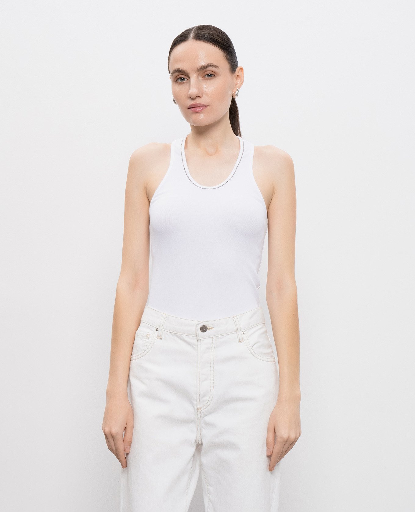 

White top with monil chain Peserico