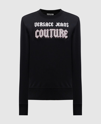 Black sweatshirt with logo
