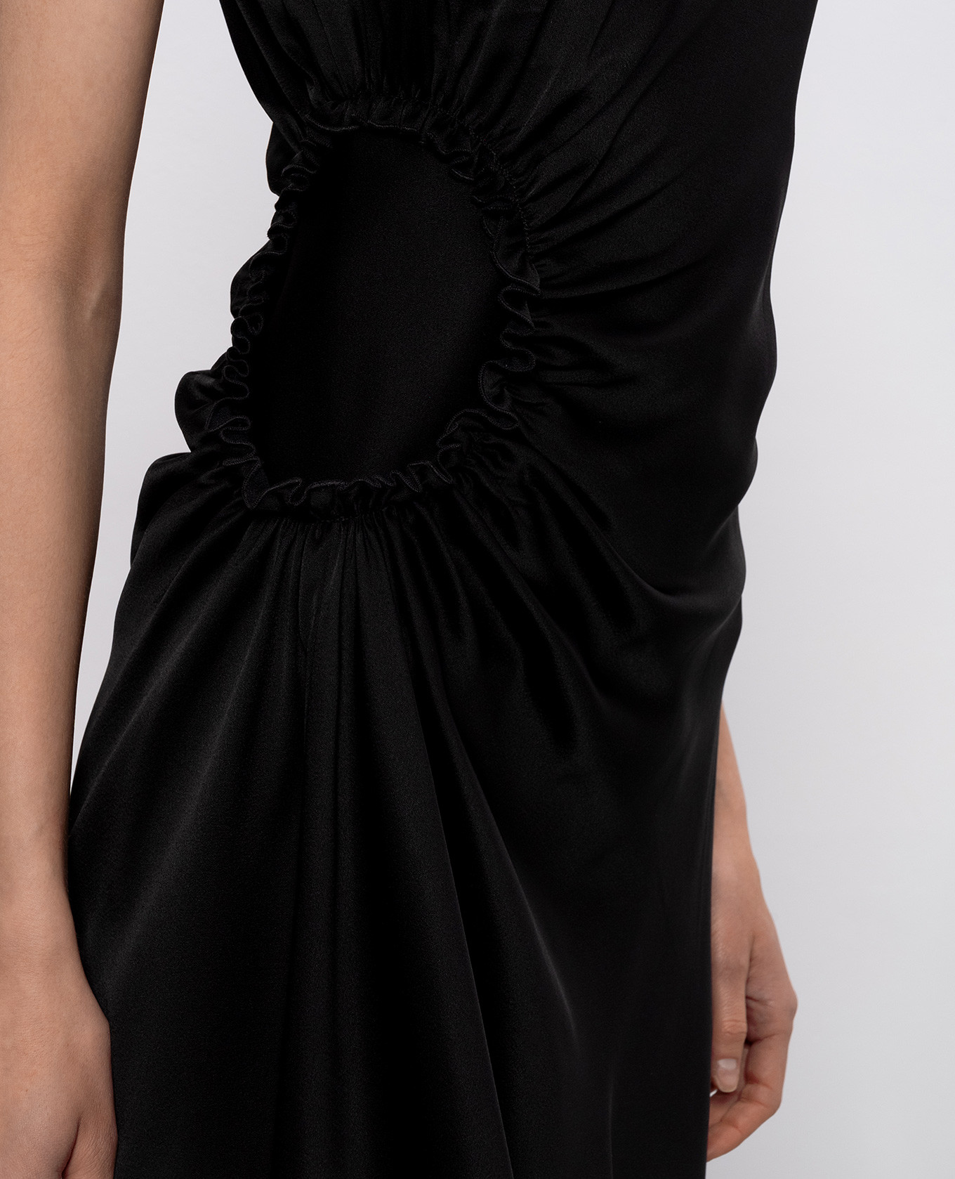 

Black dress with drapery Victoria Beckham