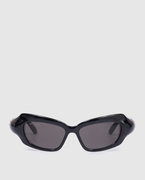 Balenciaga Black sunglasses PALAZZO RECTANGLE 794307T0007