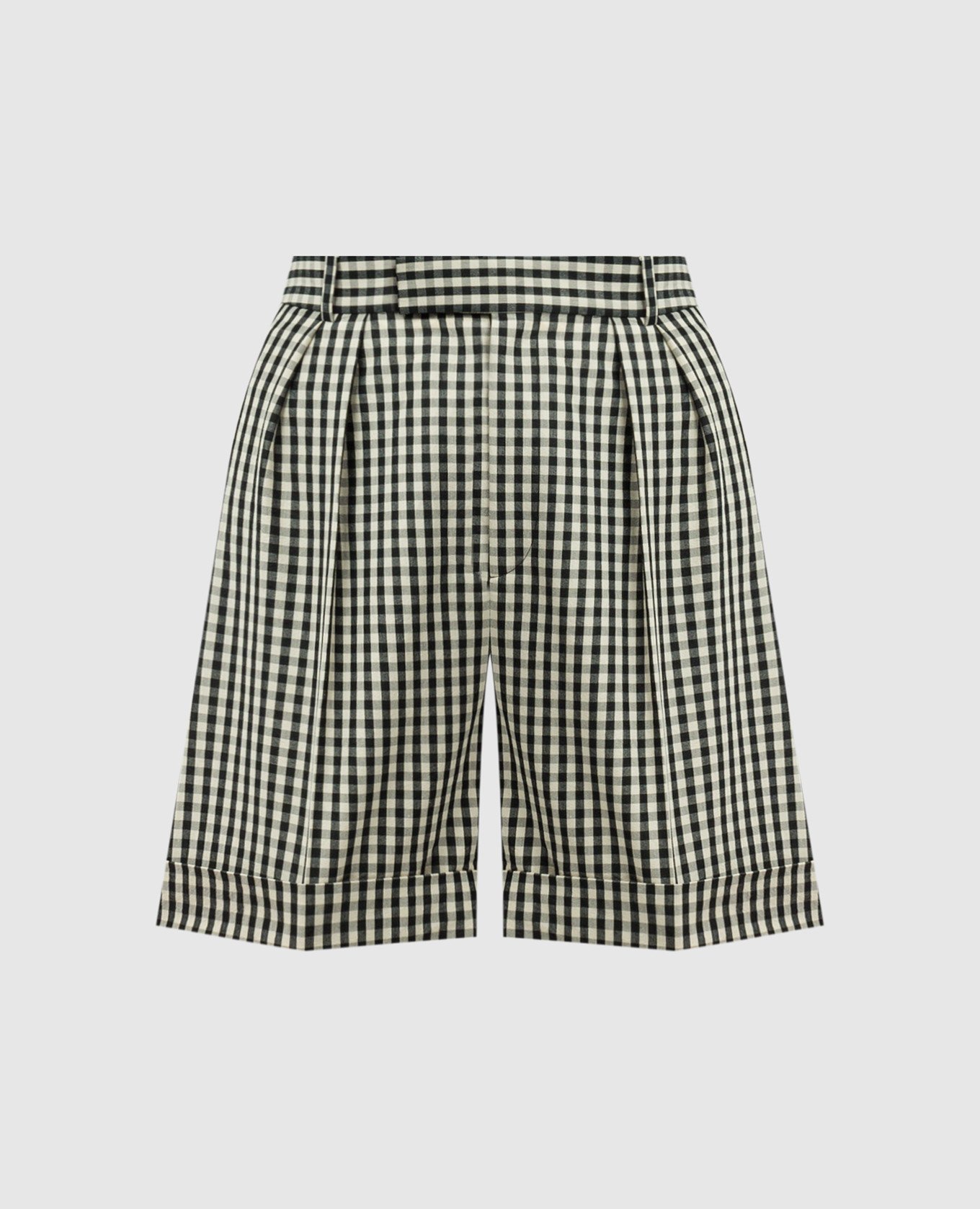 

Plaid shorts Khaite, White