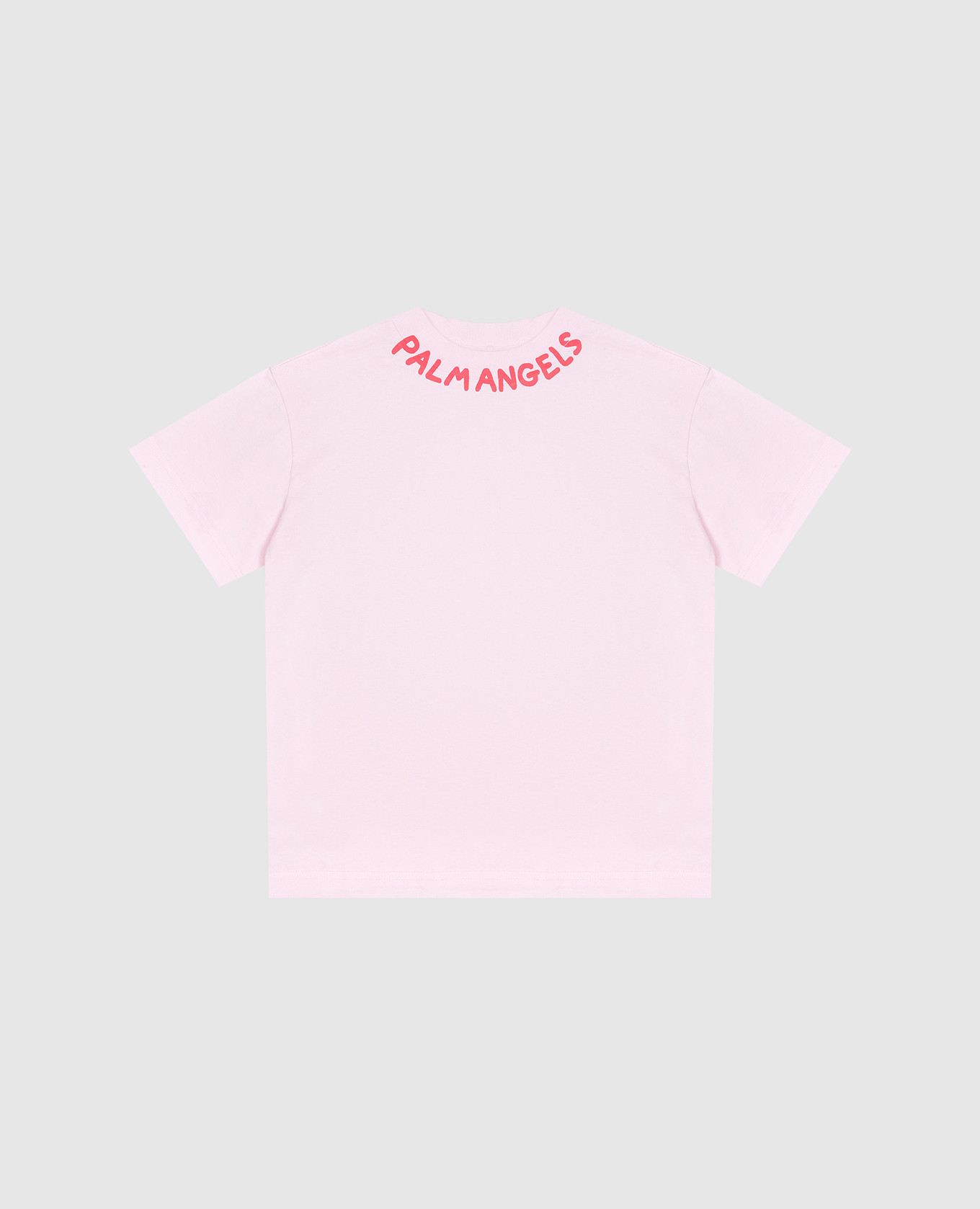 

Children's pink T-shirt with logo print Palm Angels