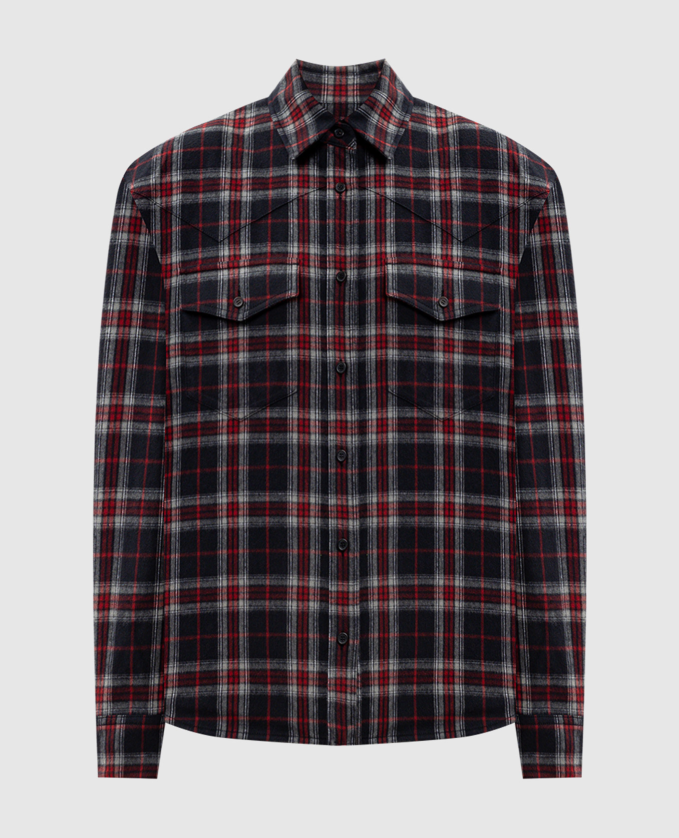 Black checkered shirt Juun.j
