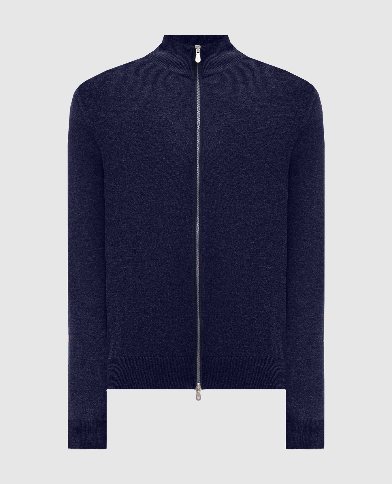 Blue cashmere cardigan brunello cucinelli