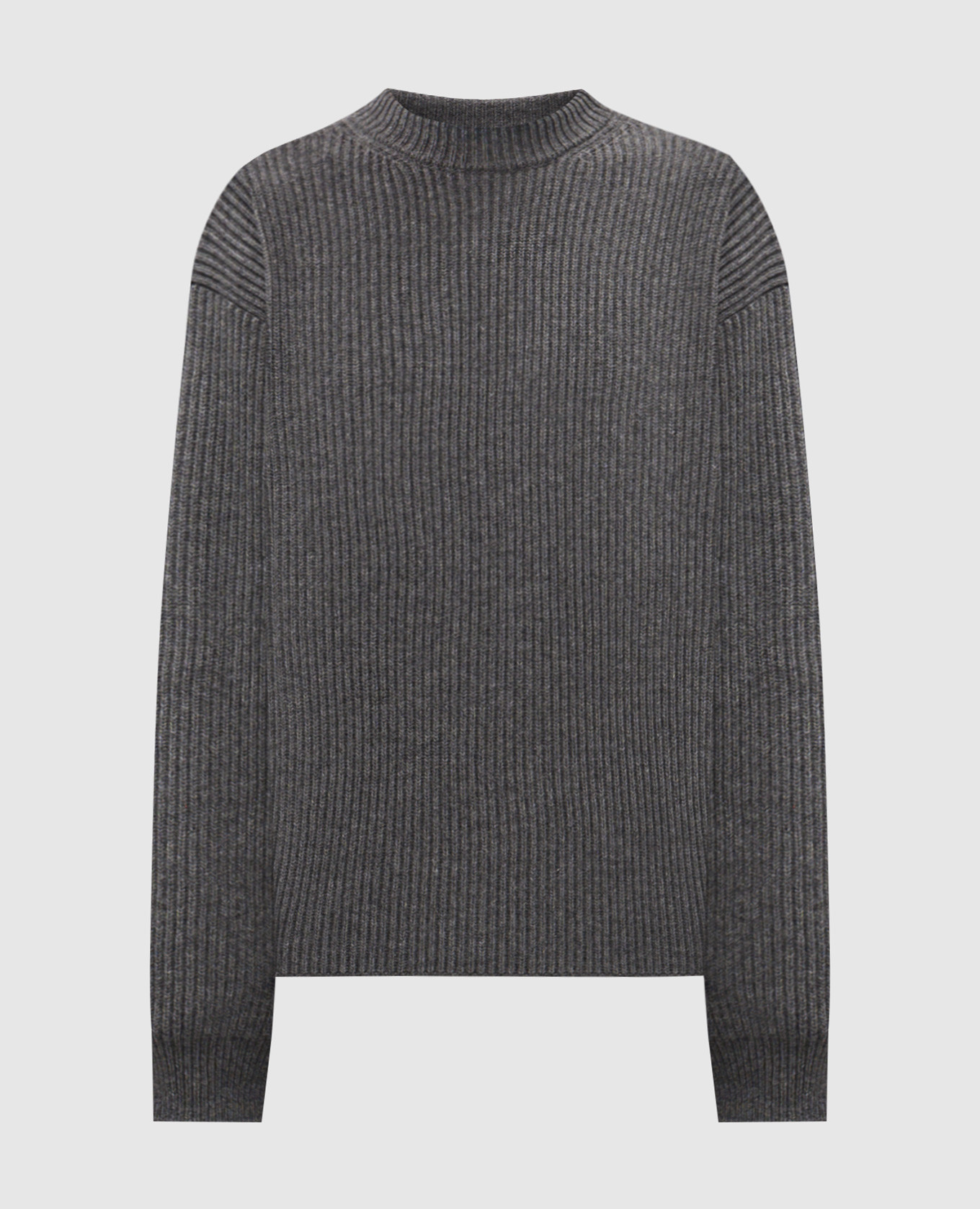 Gray wool sweater Jil Sander