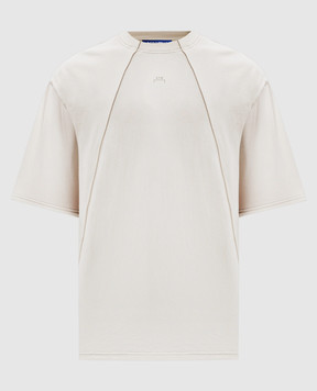 ★A-COLD-WALL★ Logo Short Sleeve T-Shirt Beige ACWMTS063BON A Cold Wall T-shirts for men (beige color_ | Shop at Symbol