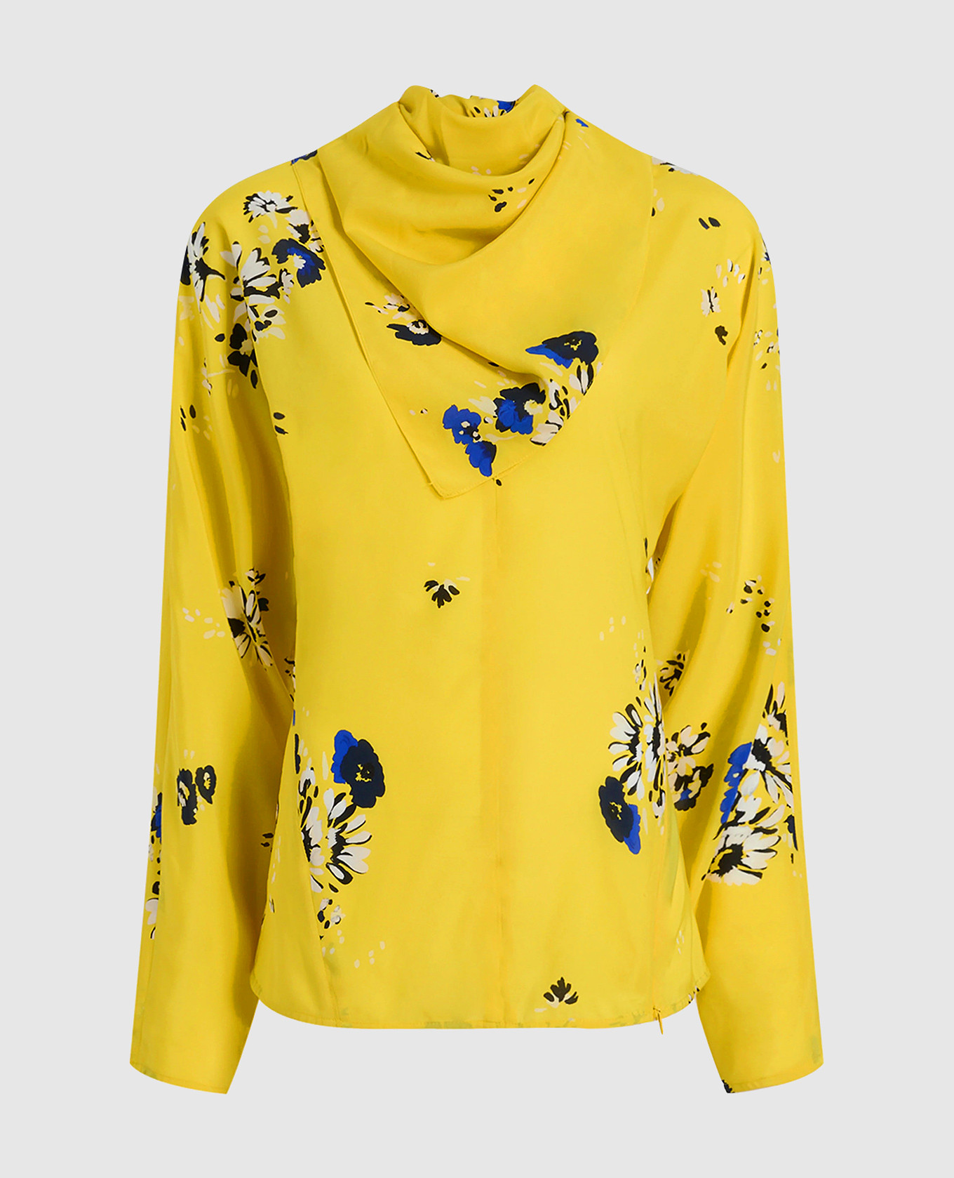 Ysabelle yellow blouse with floral print PROENZA SCHOULER