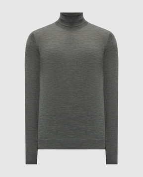 Brunello Cucinelli Gray wool and cashmere golf M2400103