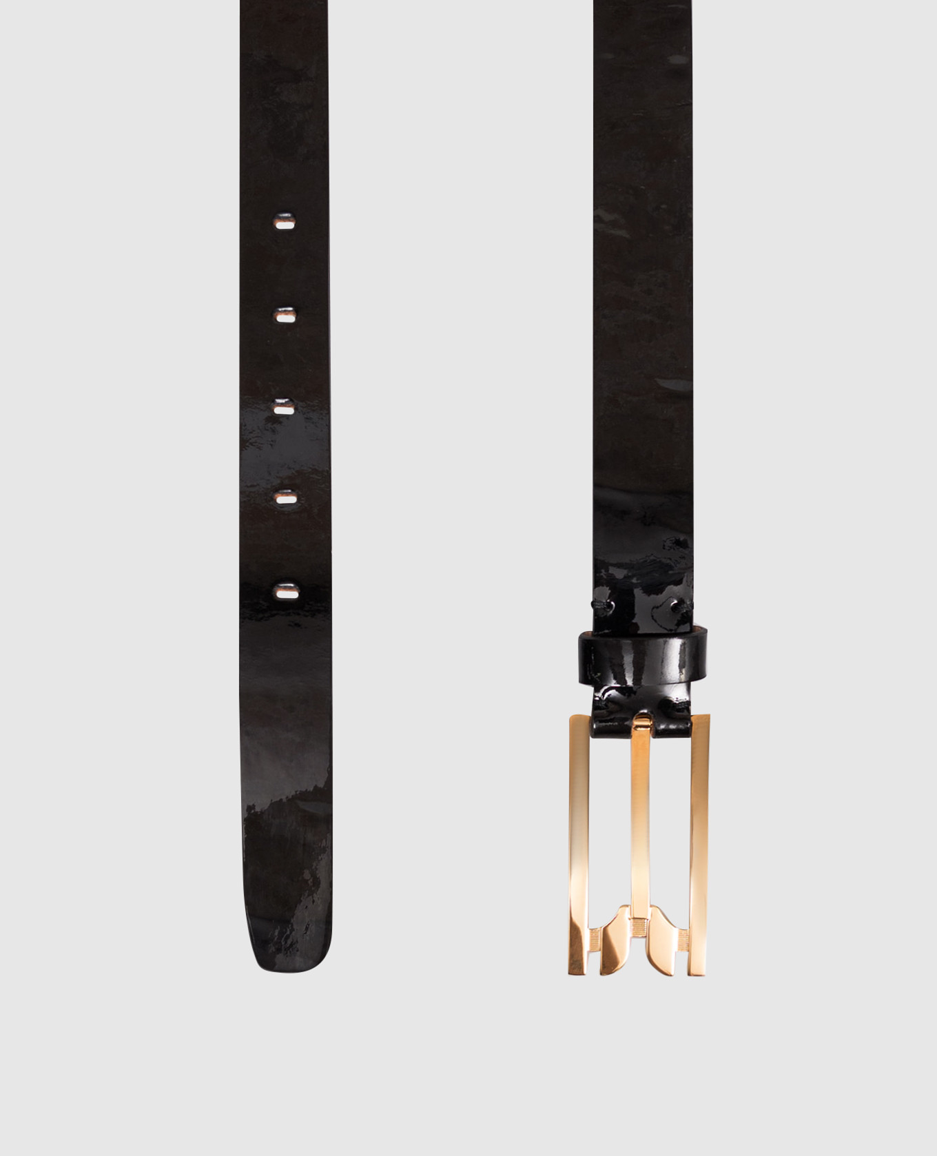 

Black patent leather belt Victoria Beckham