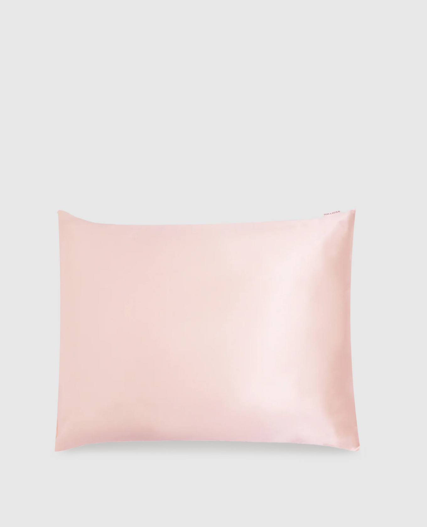 

Pink silk pillowcase Dore & Rose