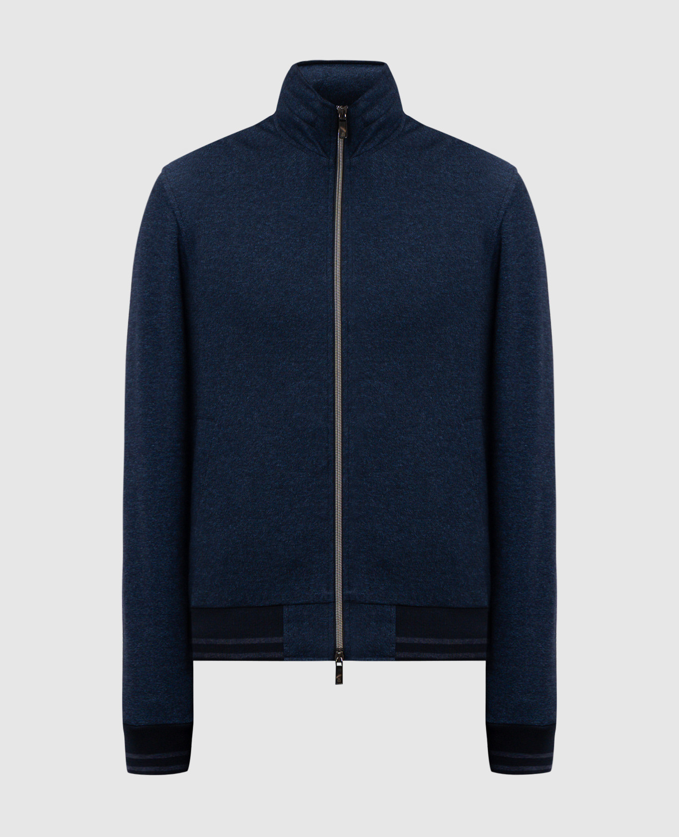 Blue sports jacket with wool capobianco