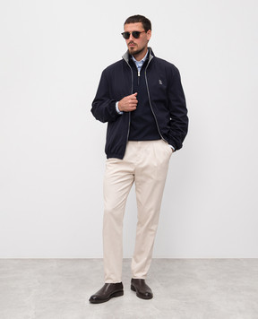 Brunello Cucinelli Blue shirt MBUC41718