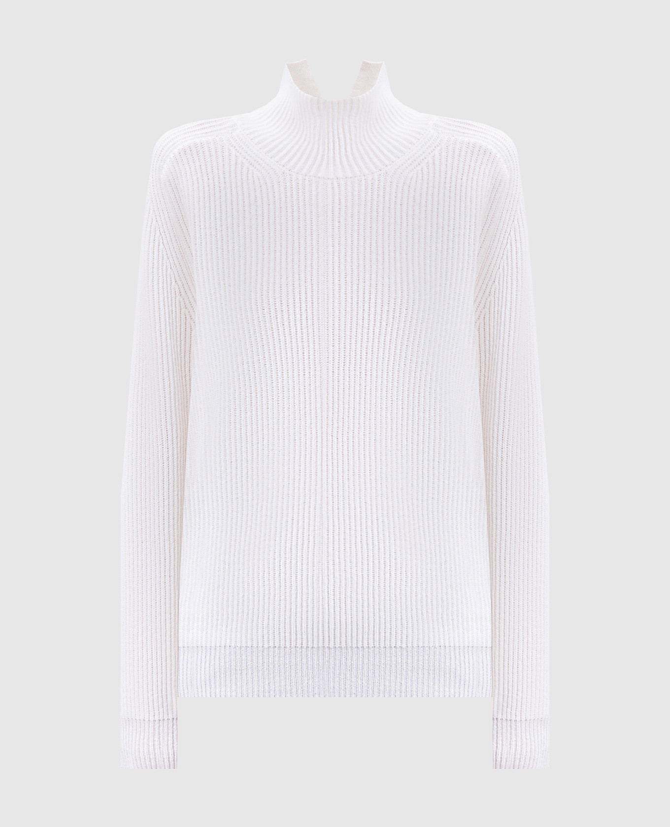 White wool and cashmere sweater Dondup