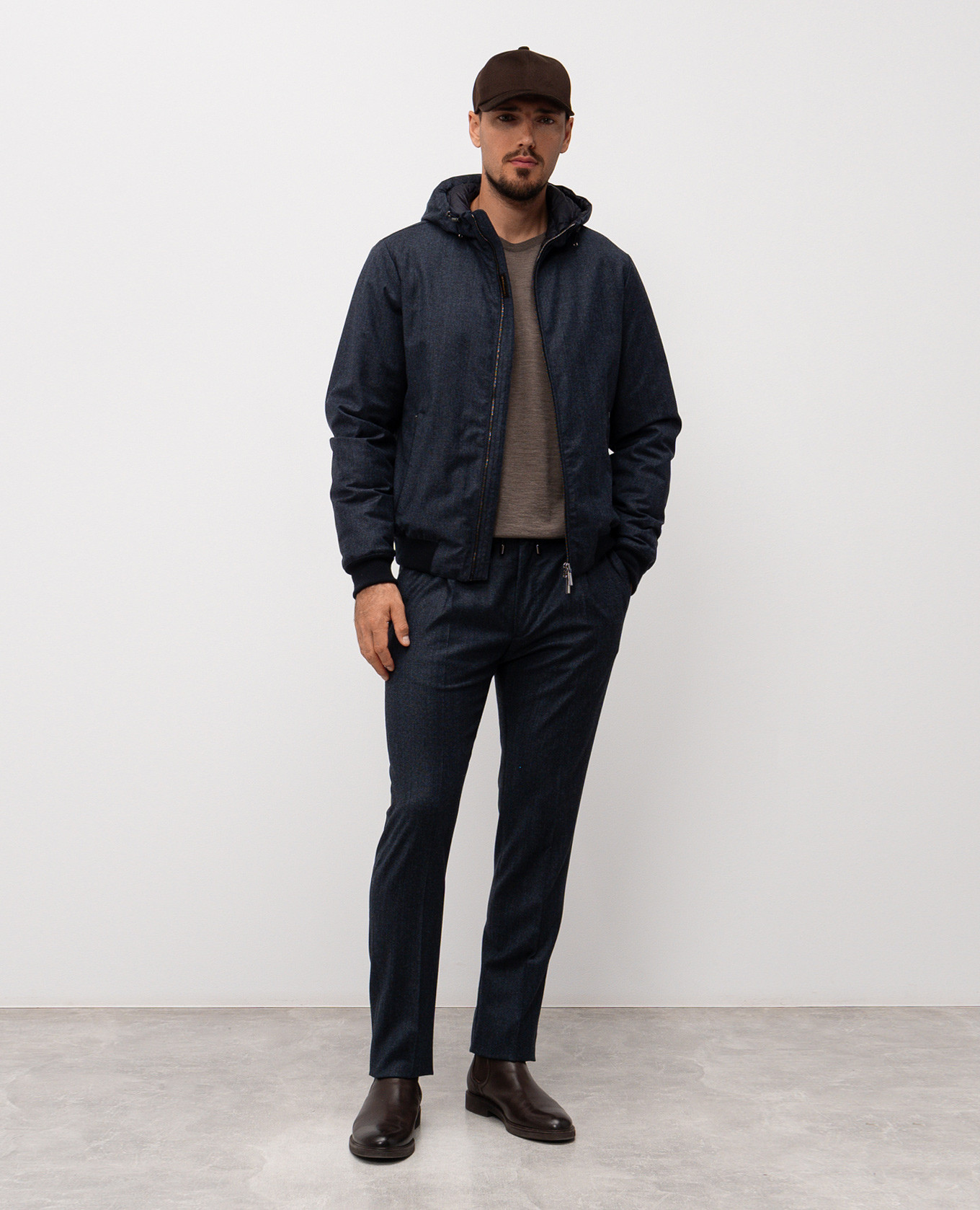 

Brown merino wool jumper Cashmere&Whiskey