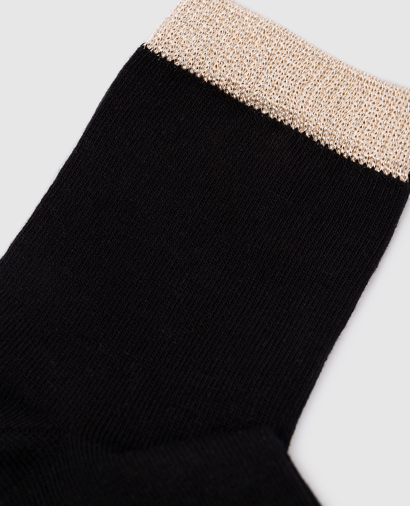 Children's black socks with lurex Story Loris 2