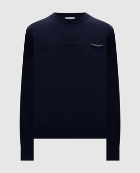Brunello Cucinelli Blue cashmere sweater M12212600P