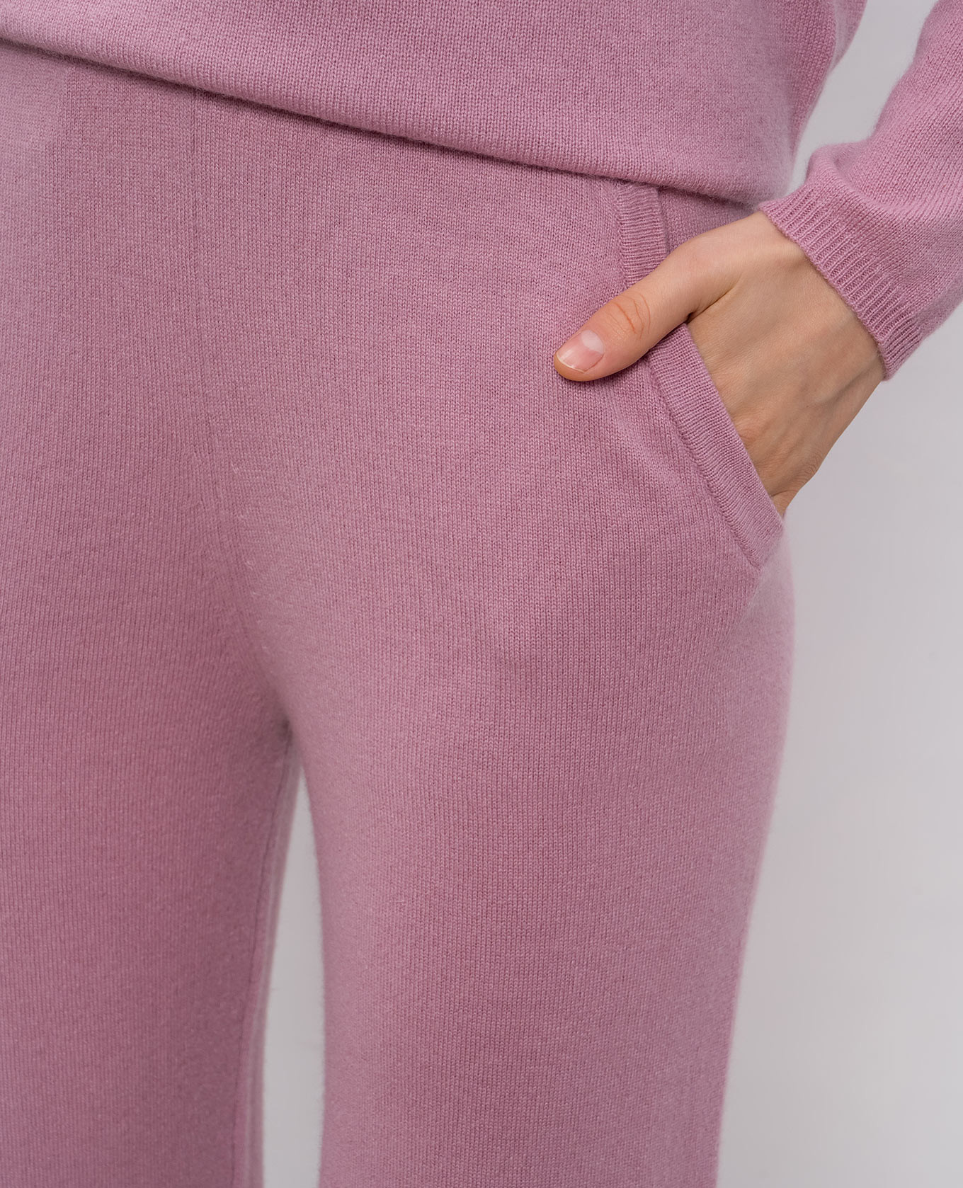 Pink cashmere sweatpants Allude 5
