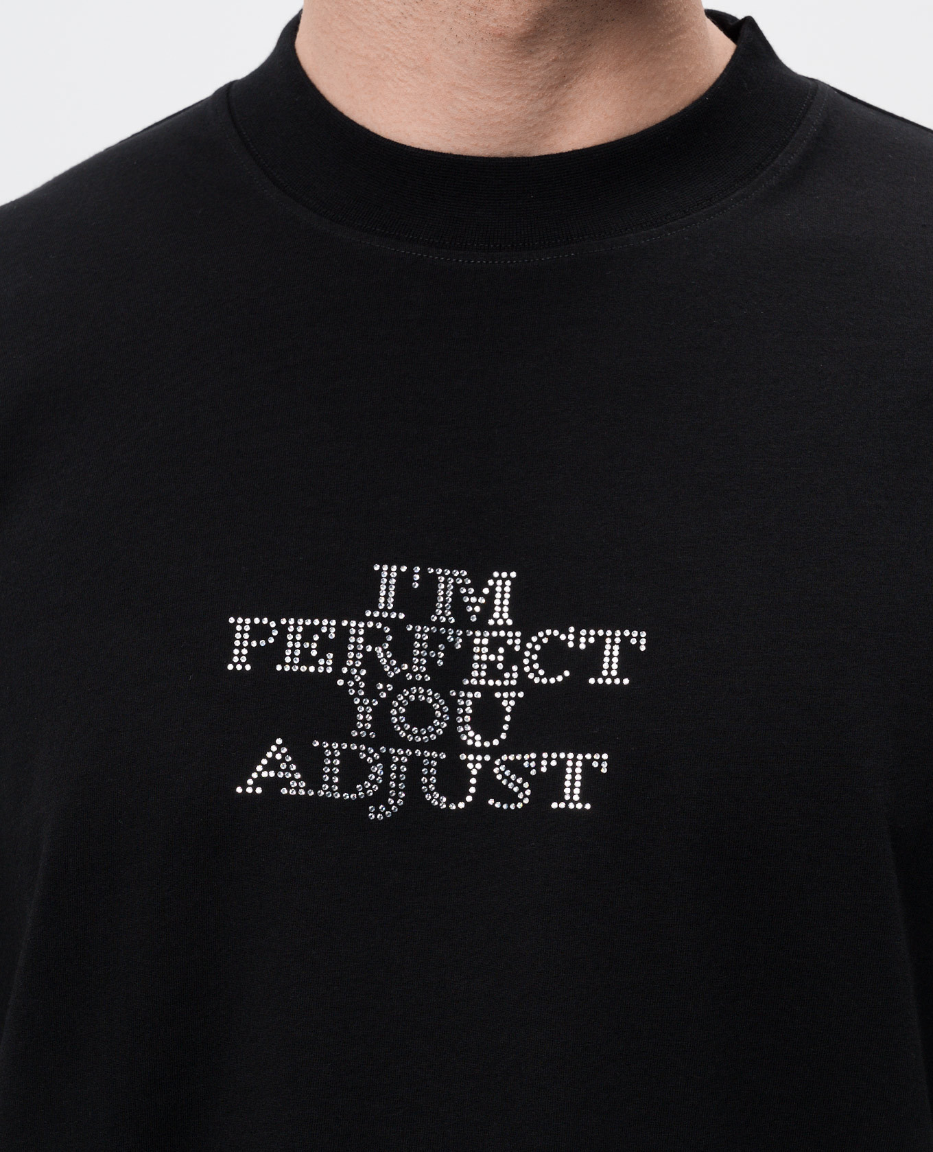 

Black t-shirt with crystals Vetements