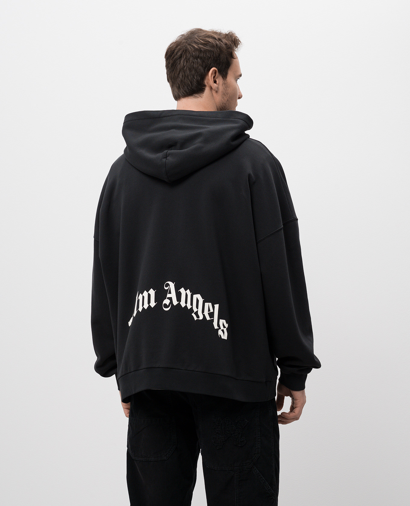 

Black sports jacket with logo Palm Angels