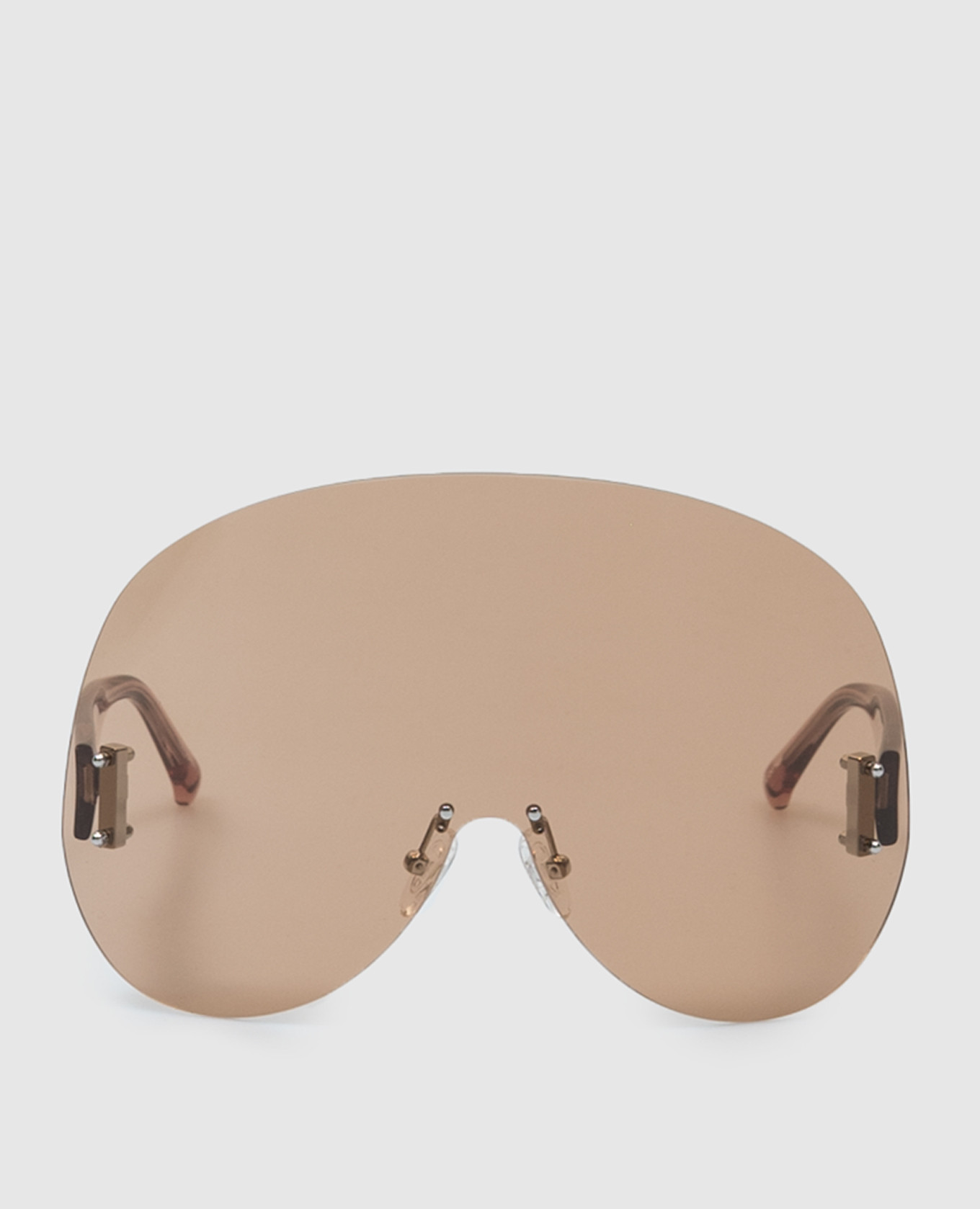 

Karl sunglasses The Attico by Linda Farrow, Золотистый