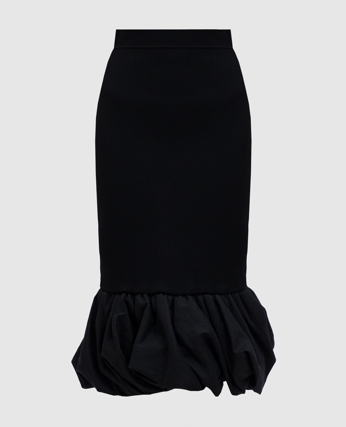 

Camille black linen midi skirt Simkhai