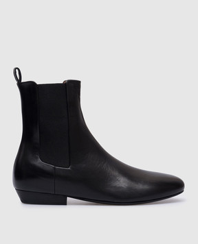 Marsell Miniblocco black leather chelsea boots MW8368093