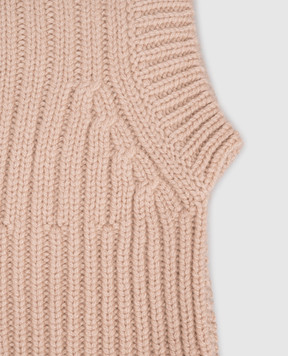 Allude Beige cashmere hood 25511223