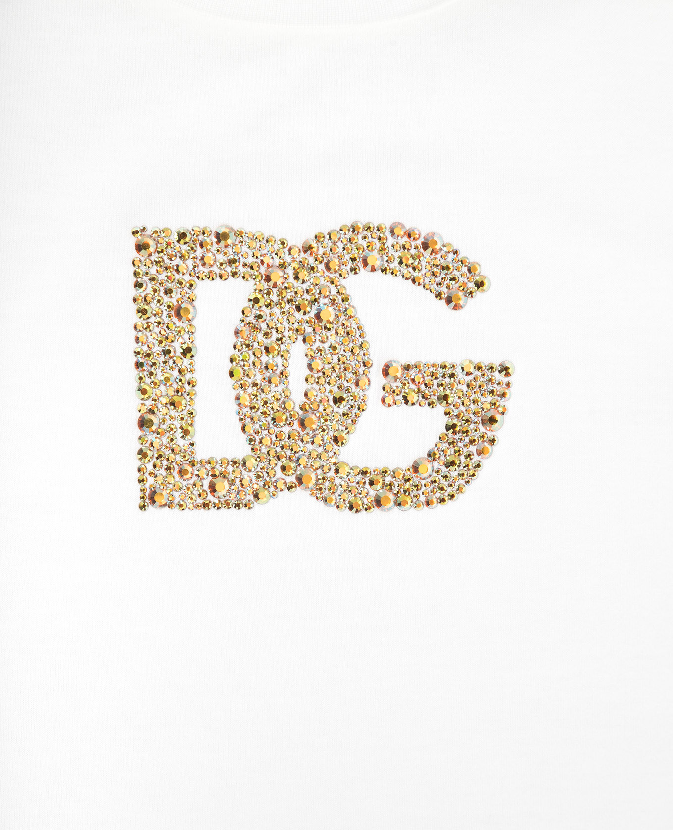

Children's white T-shirt with crystals Dolce&Gabbana