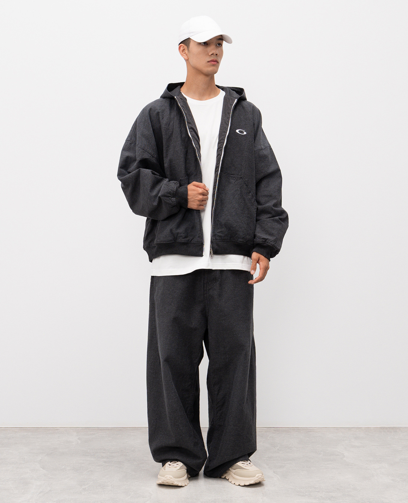 Grey Trompe L'Oeil jeans Balenciaga 2