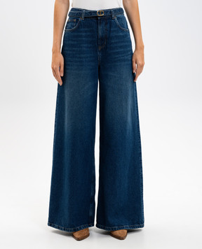 Twinset Blue jeans with logo 252TP2540