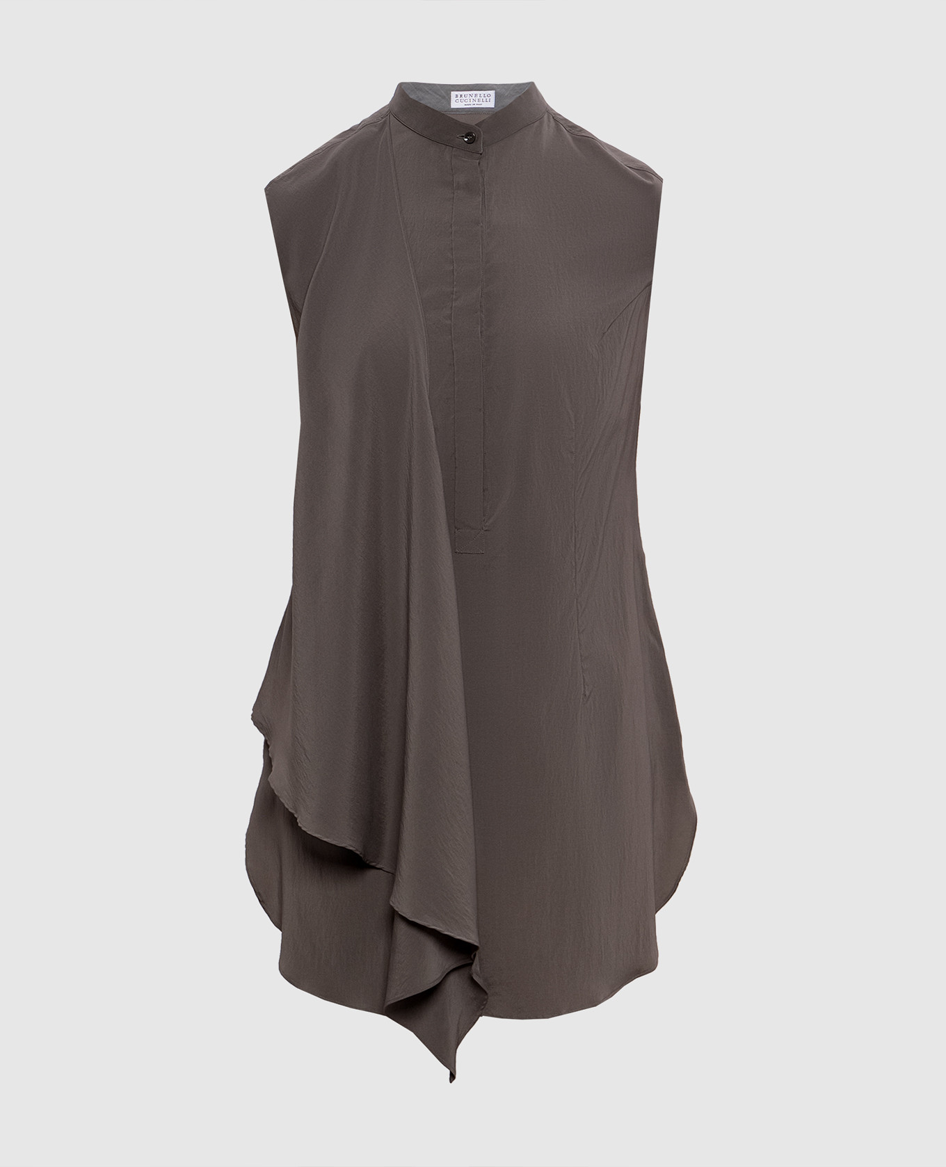 

Gray silk mini dress Brunello Cucinelli, Grey
