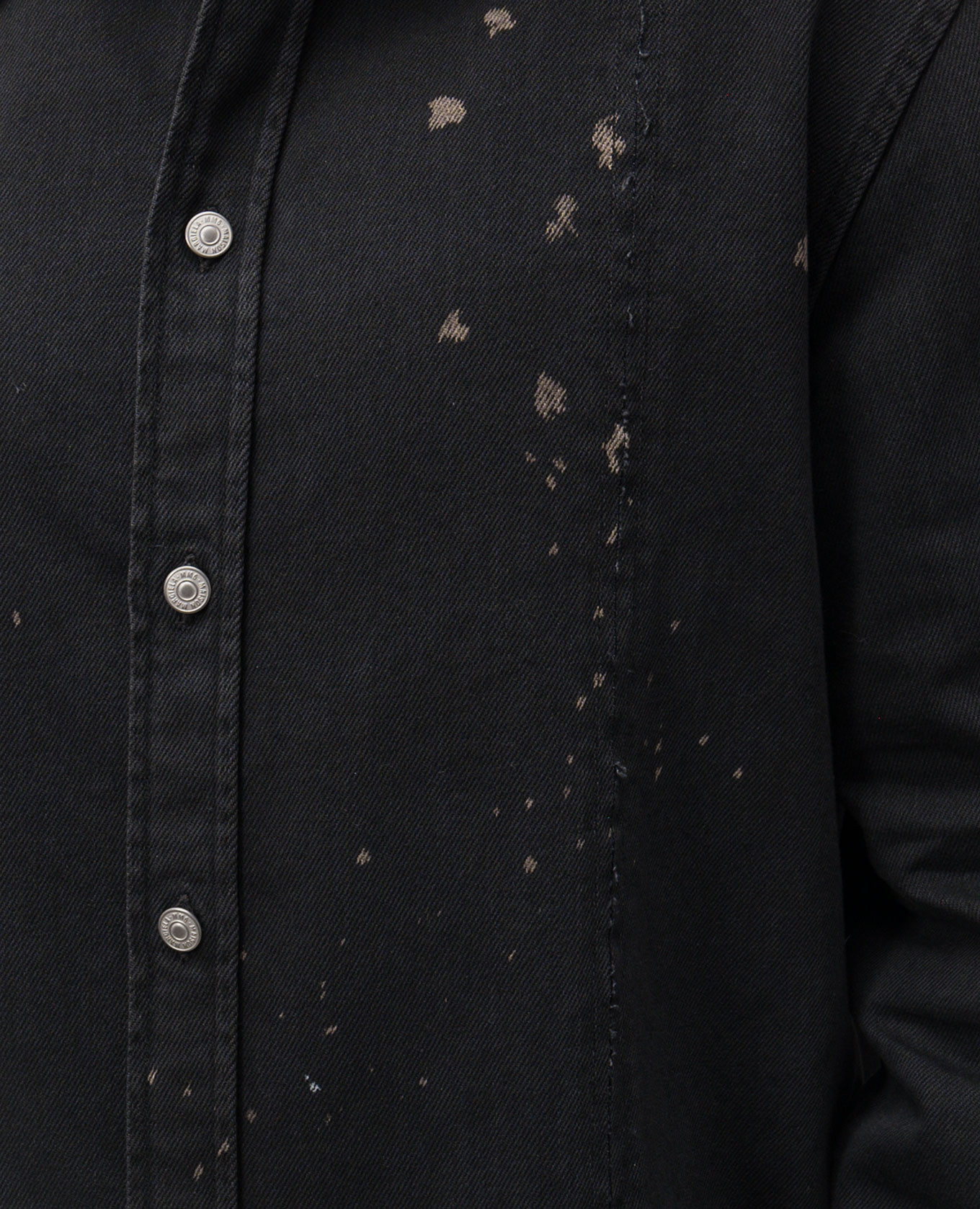 

Black denim shirt Maison Margiela MM6